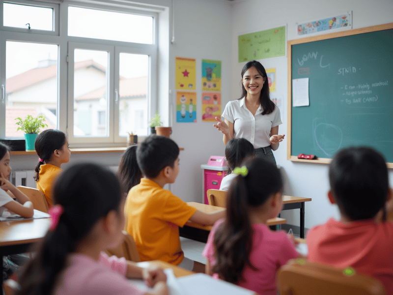 Con gái, nam, nữ, lớp học, cô giáo, học sinh, class, teacher, Việt Nam 1