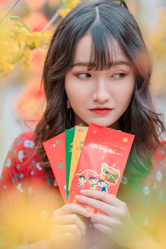 Cô gái, con gái, nữ, girl, sinh viên, người mẫu, Tết, xuân, Việt Nam 1