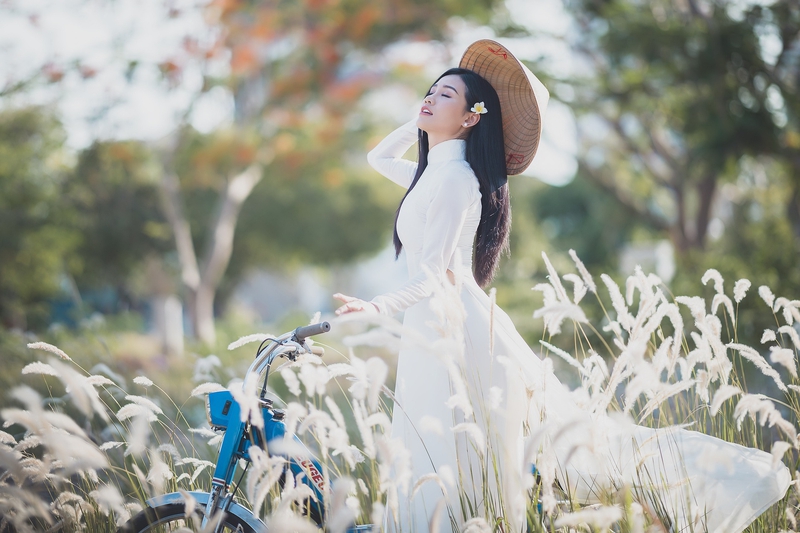 Cô gái, con gái, nữ, áo dài, học sinh, Việt Nam - TieuBaoTruong (6)