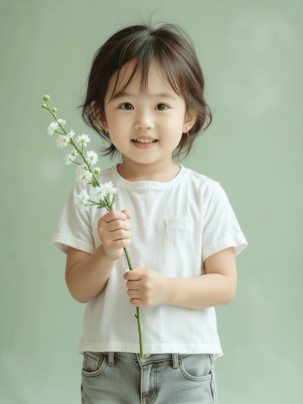 Em bé, baby, child, hoa, flower, Việt Nam 2