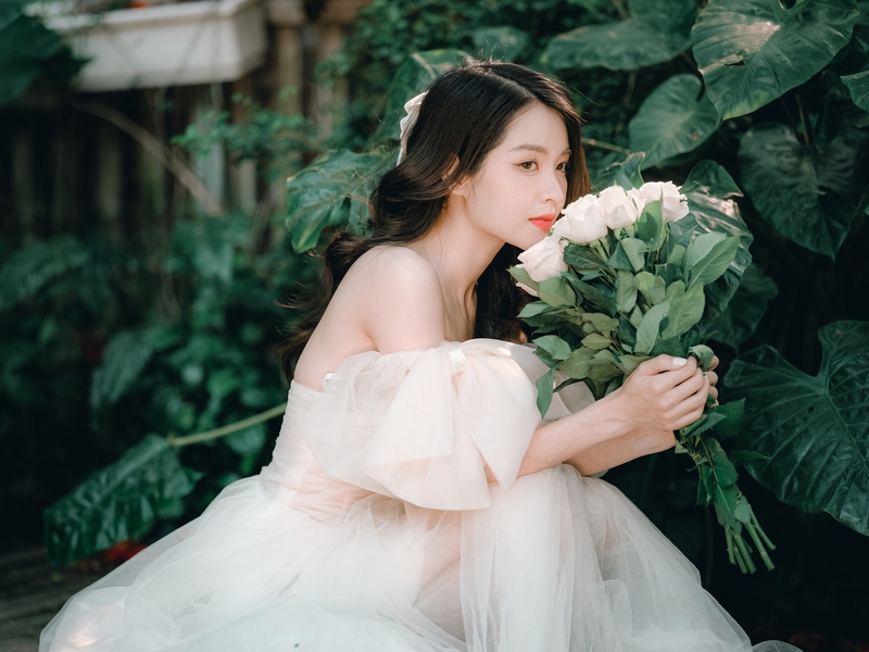 Cô gái, con gái, nữ, học sinh, chân dung, Việt Nam - LuisSteven 23