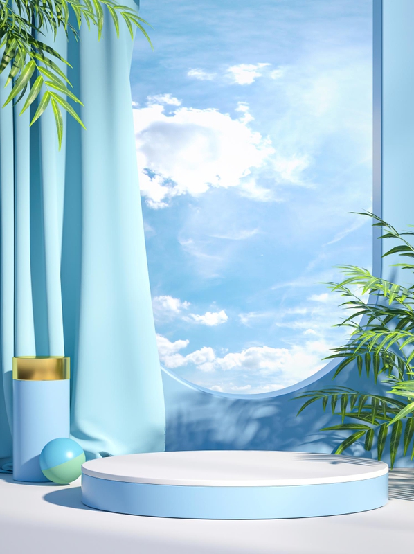 Thiên nhiên, hình nền, nền, background, hoa lá, núi, bục, podium - JustinYu 5