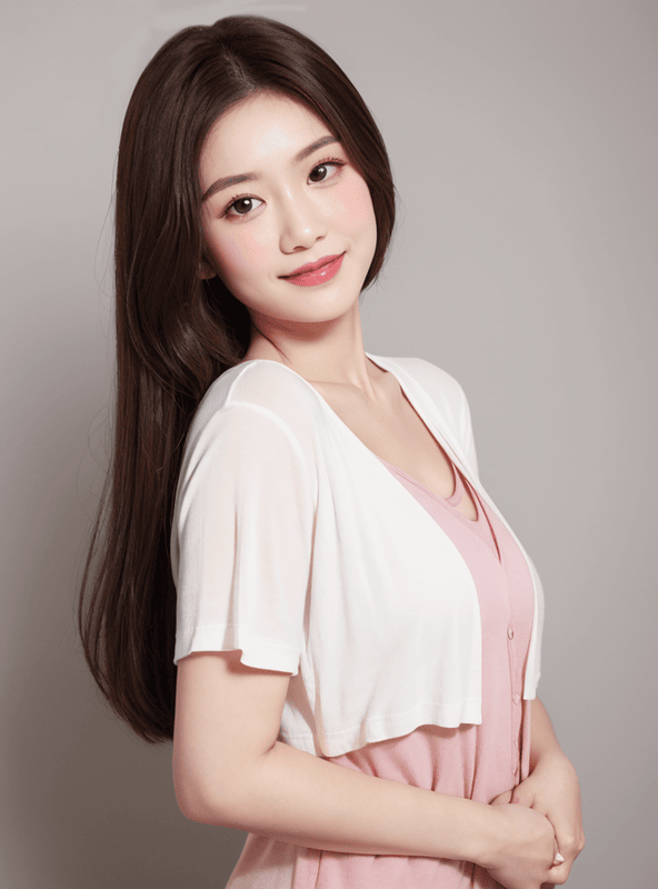Con gái, cô gái, phụ nữ, girl, quảng cáo, beauty, áo hồng, pink, làm đẹp