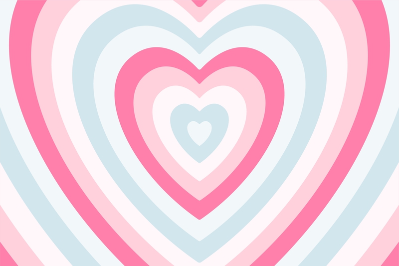 Hình nền, trái tim, heart, hình nền trái tim, y2k, retro, pink heart, pink, blue