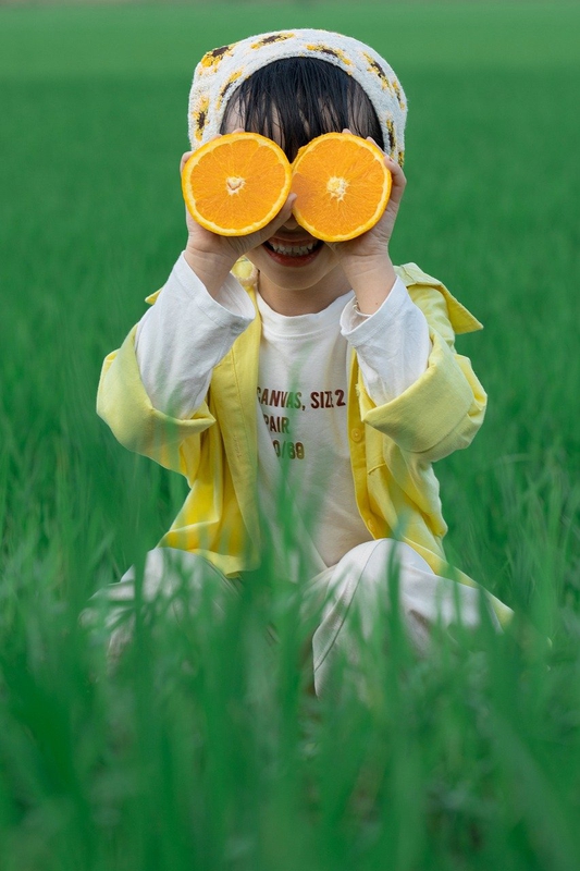 Em bé, trẻ em, con gái, girl, đồng ruộng, nông dân -  Jupilu 3