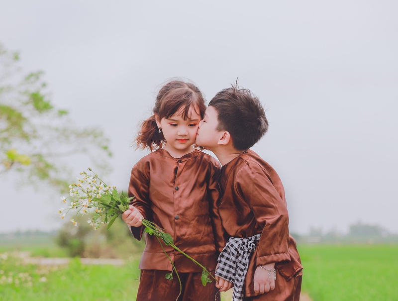 Cặp đôi, couple, trẻ em, em bé, anh em, gia đình, dễ thương - Toan_Le 1