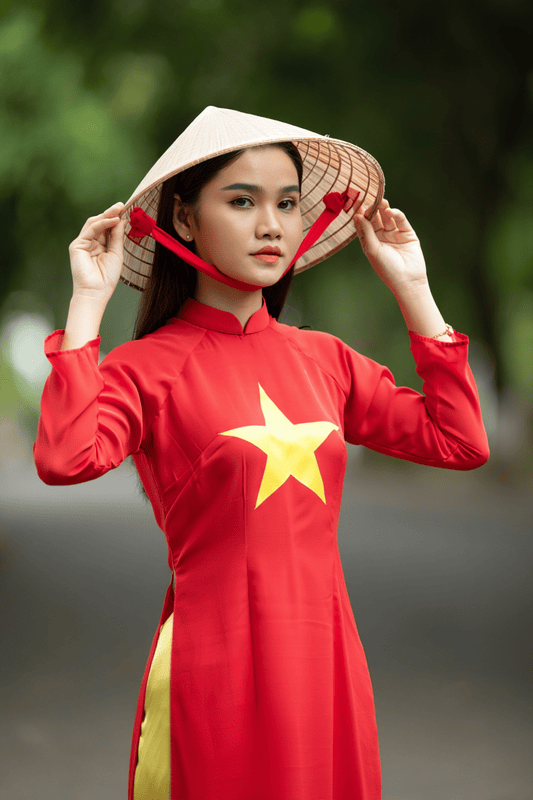 Cô gái, con gái, girl, Việt Nam, áo dài, truyền thống, lá cờ Việt Nam 14