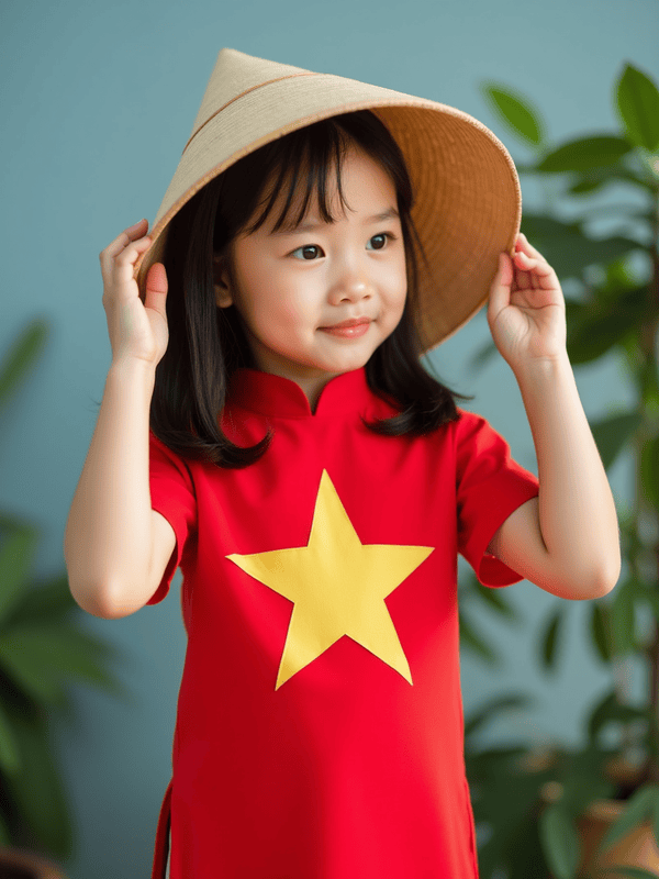 Cô gái, con gái, girl, Việt Nam, áo dài, truyền thống, lá cờ Việt Nam 4