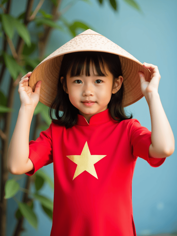 Cô gái, con gái, girl, Việt Nam, áo dài, truyền thống, lá cờ Việt Nam 5