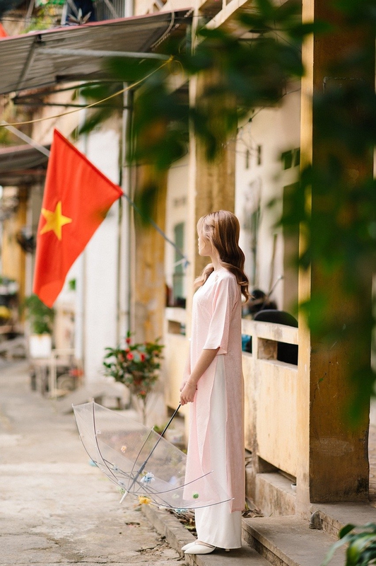 Cô gái, con gái, girl, Việt Nam, áo dài, truyền thống, dễ thương, cute -  Chuotanhls (64)