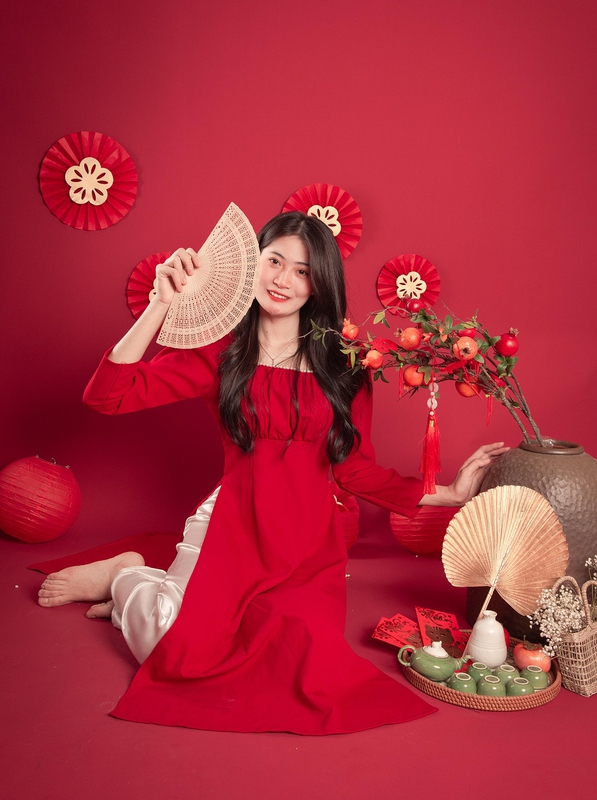 Cô gái, con gái, girl, Việt Nam, dễ thương, cute, áo dài, truyền thống - Minhbuiart (10)