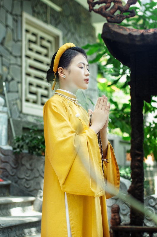 Cô gái, con gái, girl, Việt Nam, dễ thương, cute, áo dài, truyền thống, Việt Nam - ghostw1997 (6)