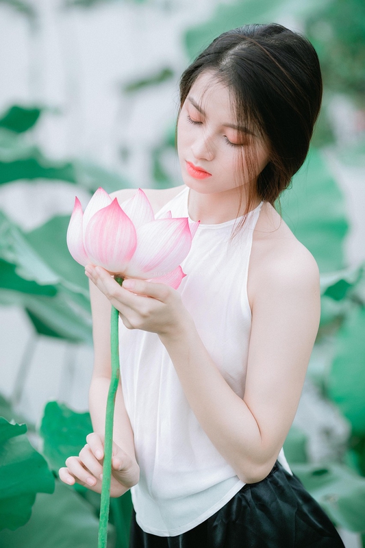 Cô gái, con gái, girl, Việt Nam, dễ thương, cute, áo tứ thân, áo yếm - LuisSteven (7)