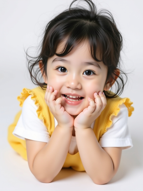 Em bé, trẻ em, con gái, girl, đang nằm, nằm, vui vẻ 8