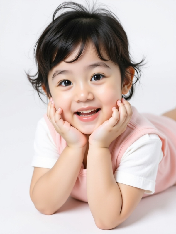 Em bé, trẻ em, con gái, girl, đang nằm, nằm, vui vẻ 12