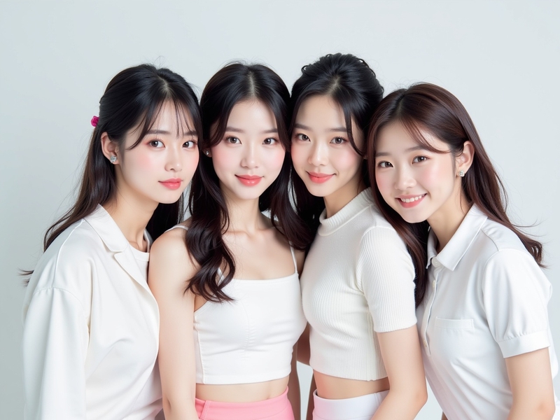 Con gái, cô gái, nữ, nhóm, tập thể, team, group, quảng cáo, model, người mẫu 27