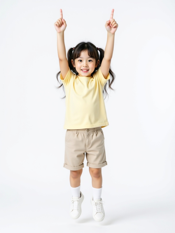 Con gái, girl, em bé, trẻ em, baby, thiếu nhi, quảng cáo, nhảy, jump 7
