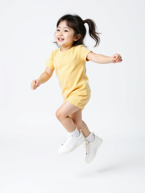 Con gái, girl, em bé, trẻ em, baby, thiếu nhi, quảng cáo, nhảy, jump 8