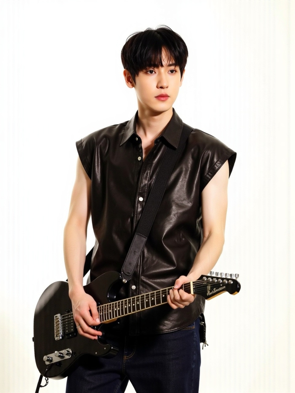 Con trai, nam, boy, nhạc sĩ, đàn, guitar, người mẫu, model 4