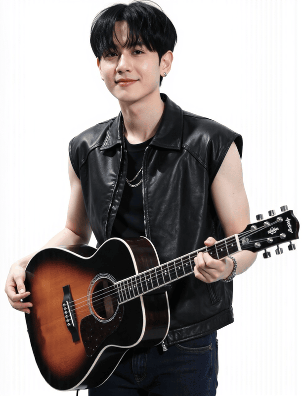Con trai, nam, boy, nhạc sĩ, đàn, guitar, người mẫu, model