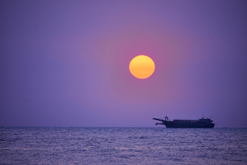 Hoàng hôn, sunset, chiều, biển, sea, hình nền, nền, background - ymyphoto