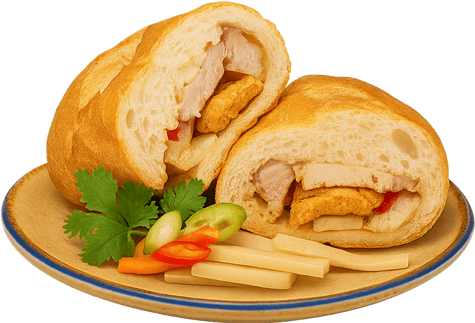 Bánh mì, bánh mì thịt, bánh mì chả, bread, món ăn Việt Nam, Việt Nam, ẩm thực, food 6
