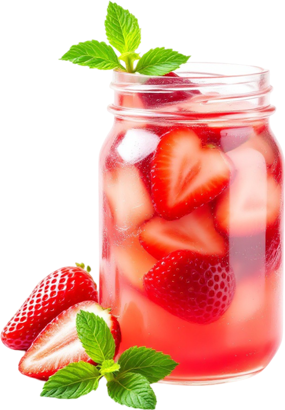 Nước uống, drink, soda, soda dâu, dâu tây, strawberry, nước ép, fruit 6