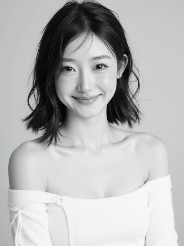 Con gái, cô gái, girl, nhân viên, worker, black and white, B&W 11