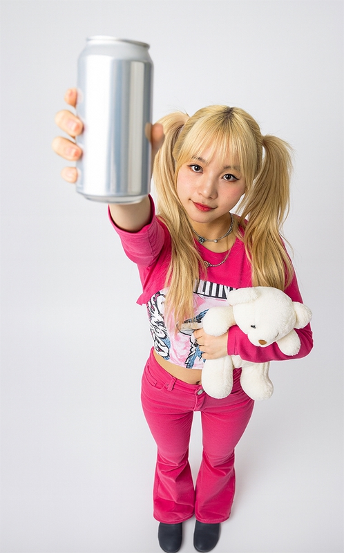 Con gái, girl, người mẫu, model, quảng cáo, advertise, nước uống, water, drink 11
