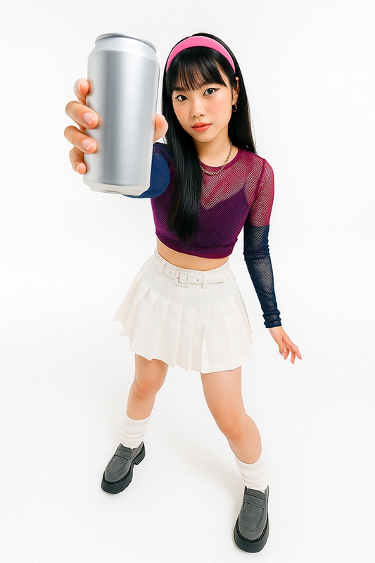 Con gái, girl, người mẫu, model, quảng cáo, advertise, nước uống, water, drink 2