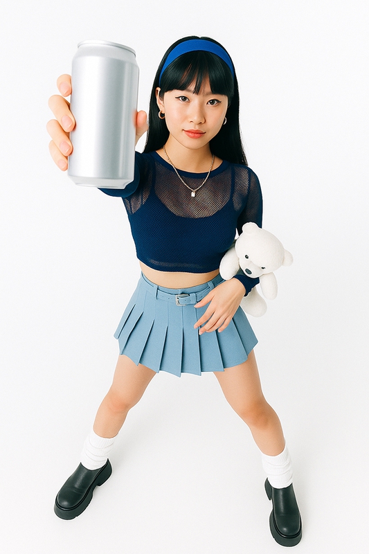 Con gái, girl, người mẫu, model, quảng cáo, advertise, nước uống, water, drink 3
