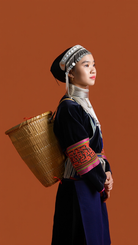 Cô gái dân tộc, dân tộc miền núi, thiếu nữ miền núi, trang phục truyền thống, dân tộc, Việt Nam, ethnic gir