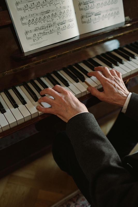 Piano, đàn piano, đàn, instrument, âm nhạc, music, giải trí, entertainment - cottonbro studio؜