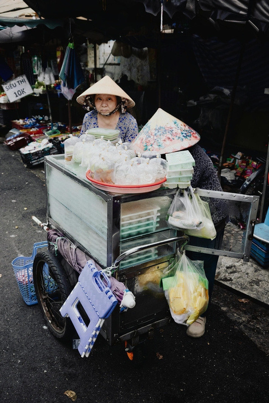Xe đẩy, pushcart, chè, sweet soup, Việt Nam, Vietnam, nón lá, conical hat - Pexels User Lund
