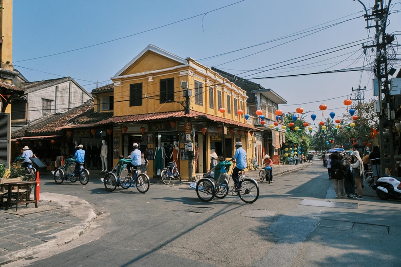 Xích lô, cyclo, Vietnam, Hội An, Việt Nam, người lái xích lô, cyclo driver - Tuan Minh
