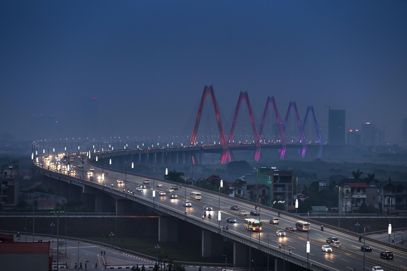 Cầu Nhật Tân, Bridge, Hà Nội, hình nền, nền, background -Quangpraha