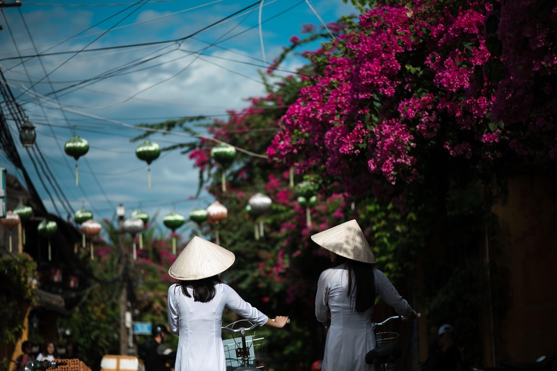 Cô gái, áo dài,Girl, Ao Dai, hình nền, nền, background -trilemedia 2