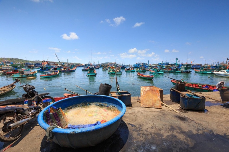 Cảng biển, fishing port, thuyền gỗ, wooden boats, tàu cá, fishing boats, Phú Quốc, Phu Quoc - Quangpraha 2