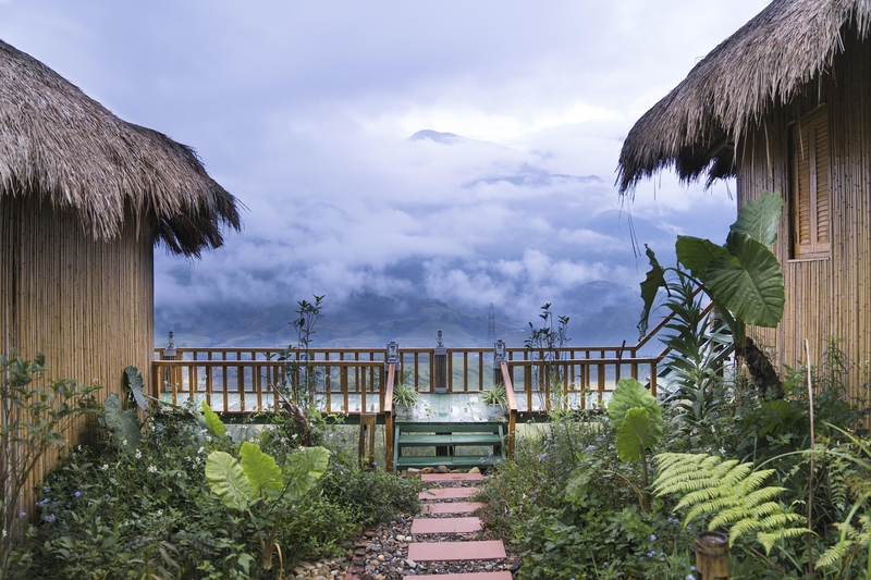 Nhà gỗ, wooden house, homestay, núi rừng, mountain- Quangpraha 2