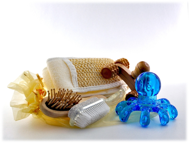 Bàn chải, găng tắm, bath mitt, con lăn massage, khăn spa, thư giãn, relaxation - mama041 1