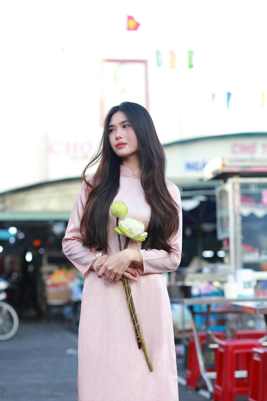 Áo dài, Học sinh, student, sinh viên, Việt Nam, con gái, cô gái, girl - Võ Châu