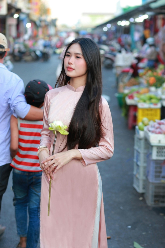 Áo dài, Học sinh, student, sinh viên, Việt Nam, con gái, cô gái, girl - Võ Châu 3