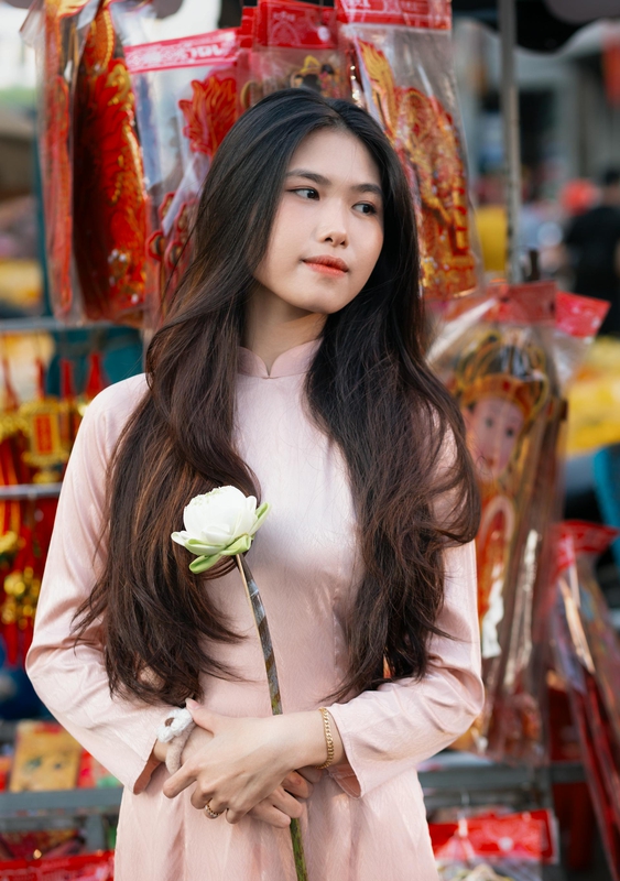 Áo dài, Học sinh, student, sinh viên, Việt Nam, con gái, cô gái, girl - Võ Châu 6