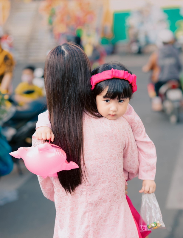 Áo dài, con gái, trẻ em, em bé, kid, baby, model, người mẫu, Việt Nam, cô gái, girl - Long Hoang 1