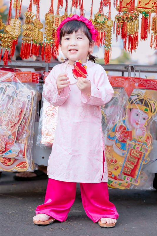 Áo dài, con gái, trẻ em, em bé, kid, baby, model, người mẫu, Việt Nam, cô gái, girl - Long Hoang 4