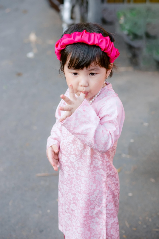 Áo dài, con gái, trẻ em, em bé, kid, baby, model, người mẫu, Việt Nam, cô gái, girl - Long Hoang 9