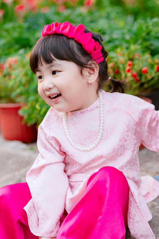Áo dài, con gái, trẻ em, em bé, kid, baby, model, người mẫu, Việt Nam, cô gái, girl - Long Hoang 5