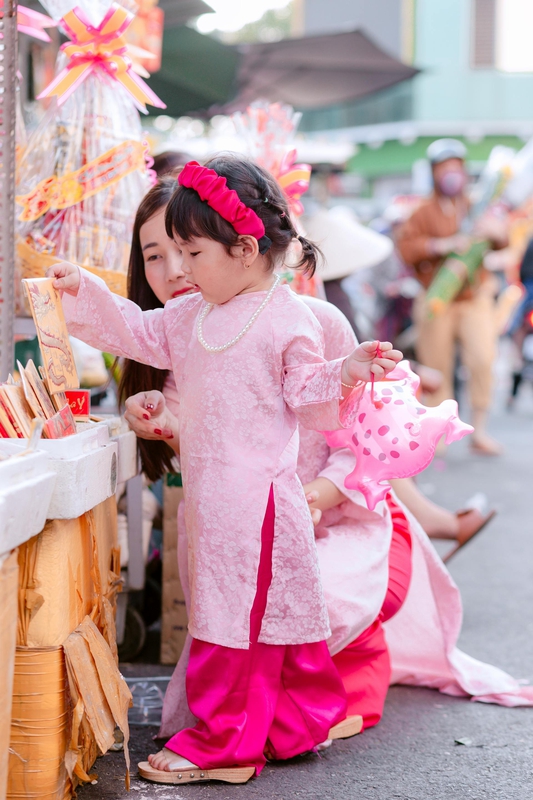 Áo dài, con gái, trẻ em, em bé, kid, baby, model, người mẫu, Việt Nam, cô gái, girl - Long Hoang 12