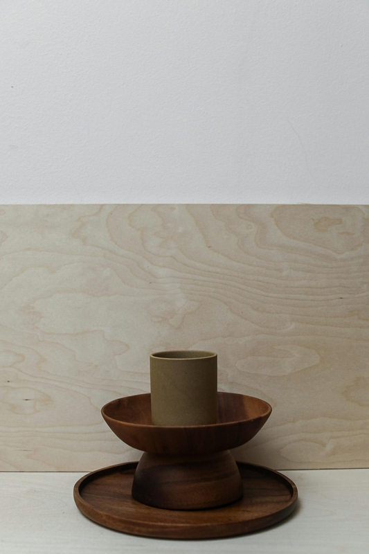 Dĩa gỗ, wooden plate, ly, container, bát gỗ, wooden bowl, kitchen, dụng cụ bếp - Cup of Couple 1
