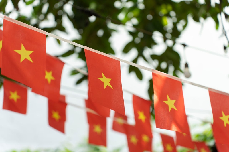 Lá cờ, flag, Việt Nam, cờ đỏ sao vàng, quốc kỳ, vietnam flag, lễ hội, festival - Kha Ruxury
